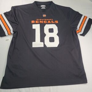 Cincinnati Bengals NFL Team Apparel AJ Green 18 Black Jersey XXL 2XL